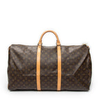 Travel Bag Keepall 60 Brown Monogram Canvas