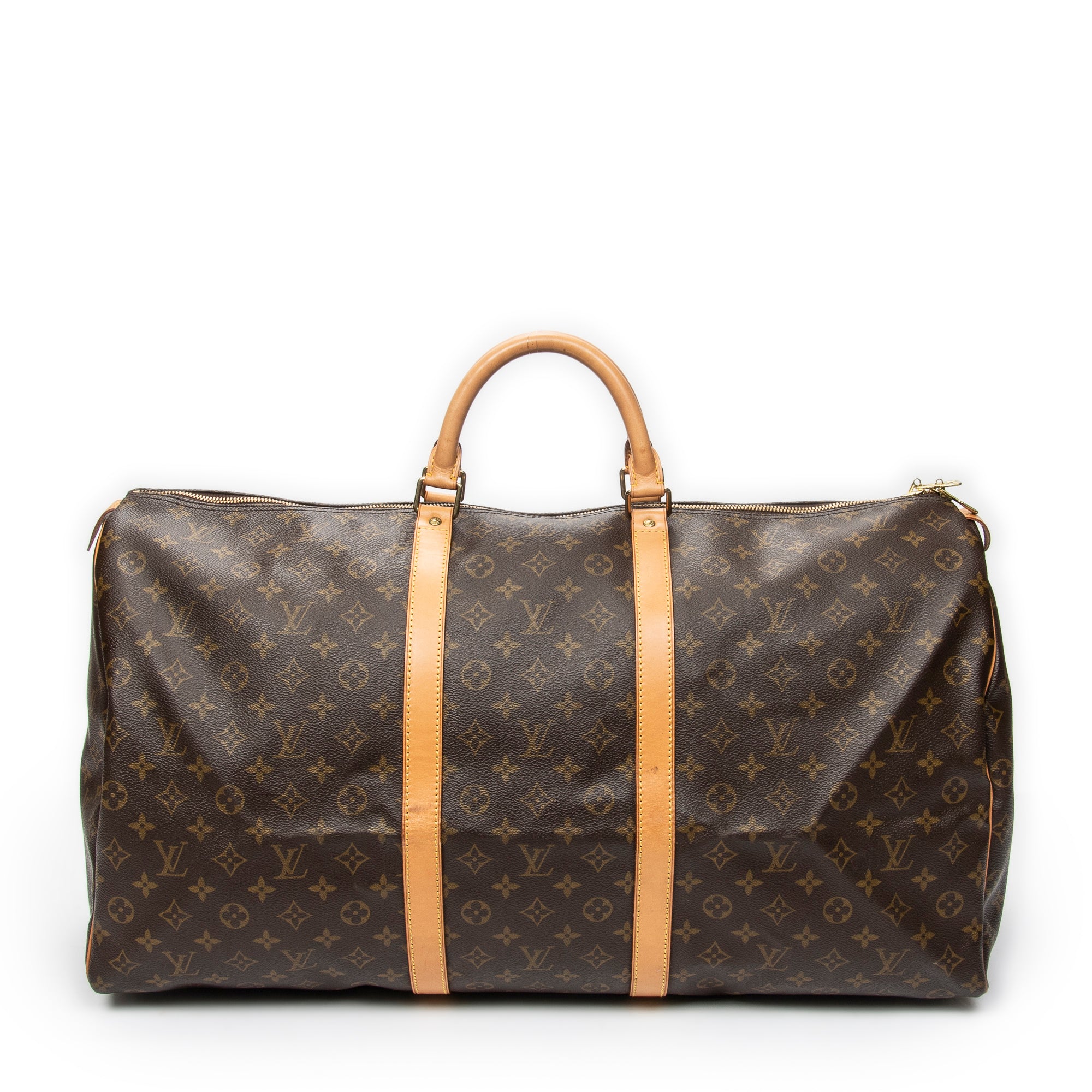 Travel Bag Keepall 60 Brown Monogram Canvas