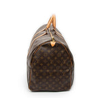Travel Bag Keepall 60 Brown Monogram Canvas