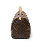 Travel Bag Keepall 60 Brown Monogram Canvas