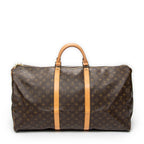 Travel Bag Keepall 60 Brown Monogram Canvas