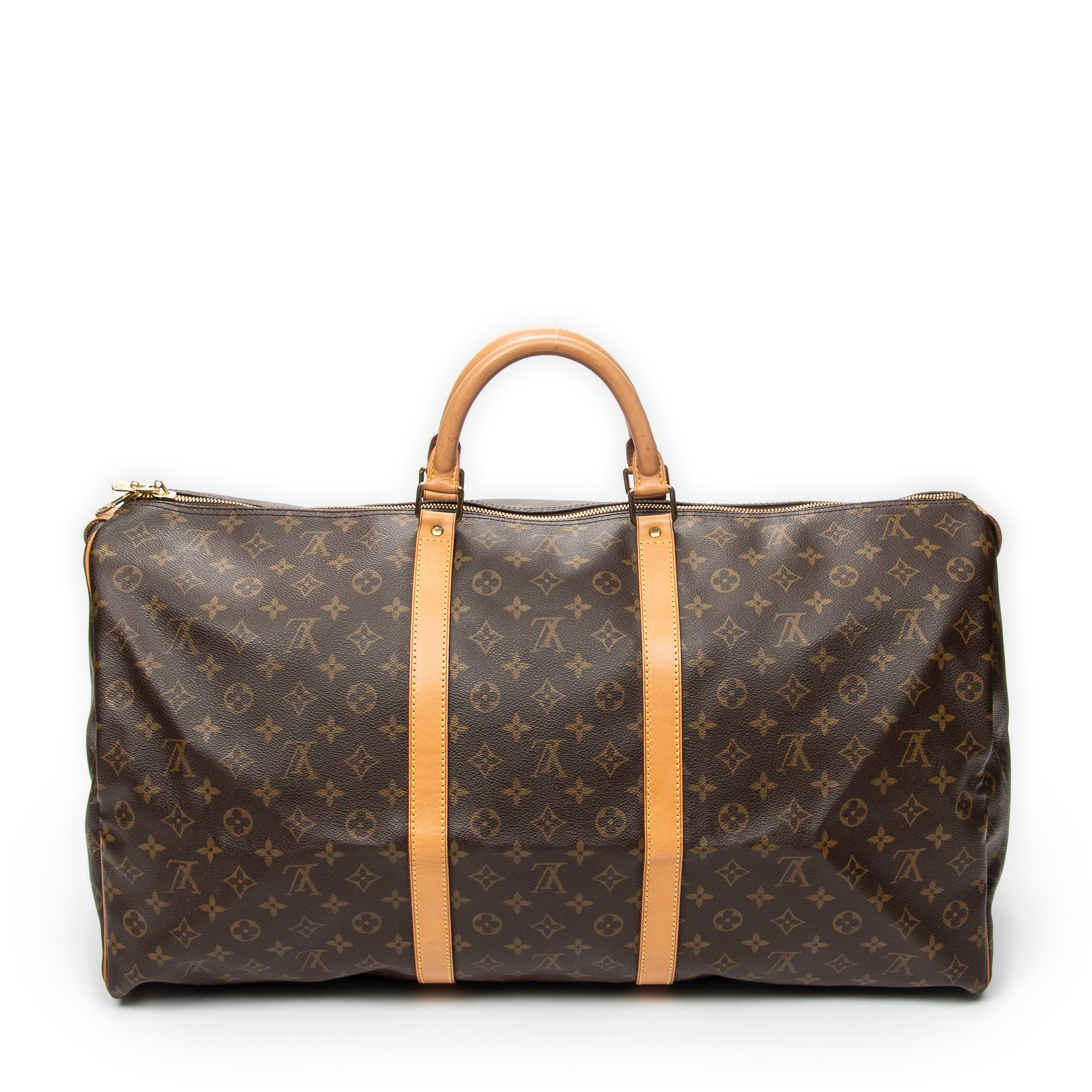 Travel Bag Keepall 60 Brown Monogram Canvas
