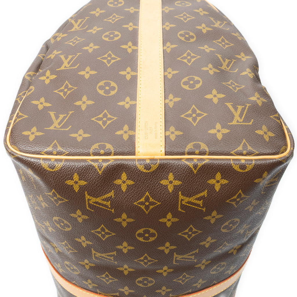 Travel Bag Keepall Bandouliere 55 Brown Monogram Canvas
