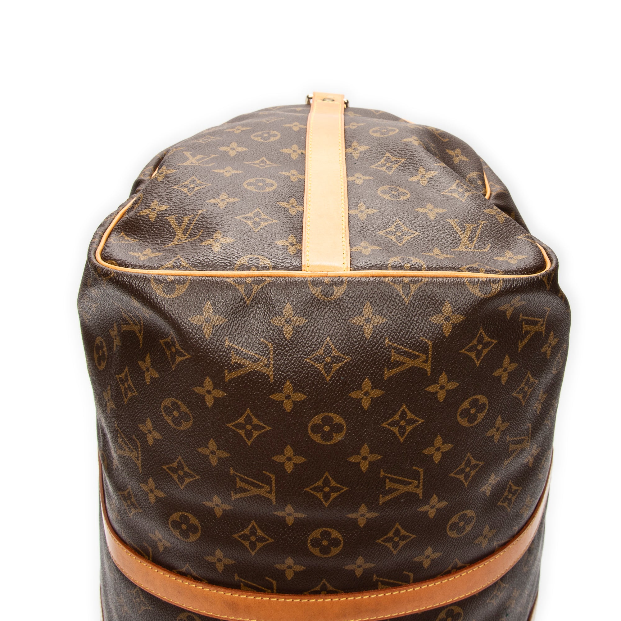 Travel Bag Keepall Bandouliere 55 Brown Monogram Canvas