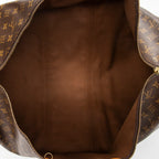 Travel Bag Keepall Bandouliere 55 Brown Monogram Canvas