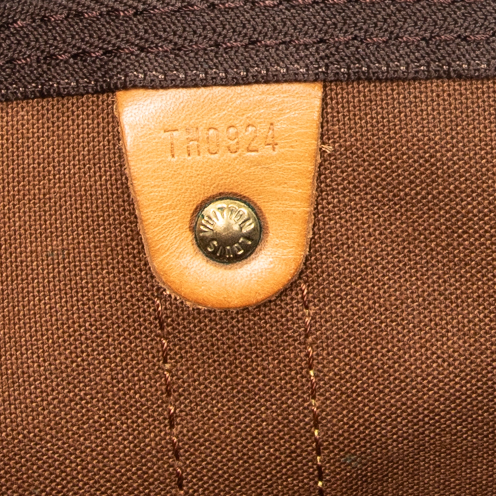 Travel Bag Keepall Bandouliere 55 Brown Monogram Canvas