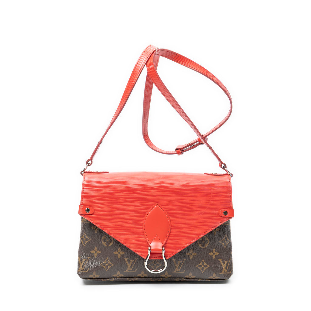 Shoulder Bag Saint Michel Brown Monogram Epi