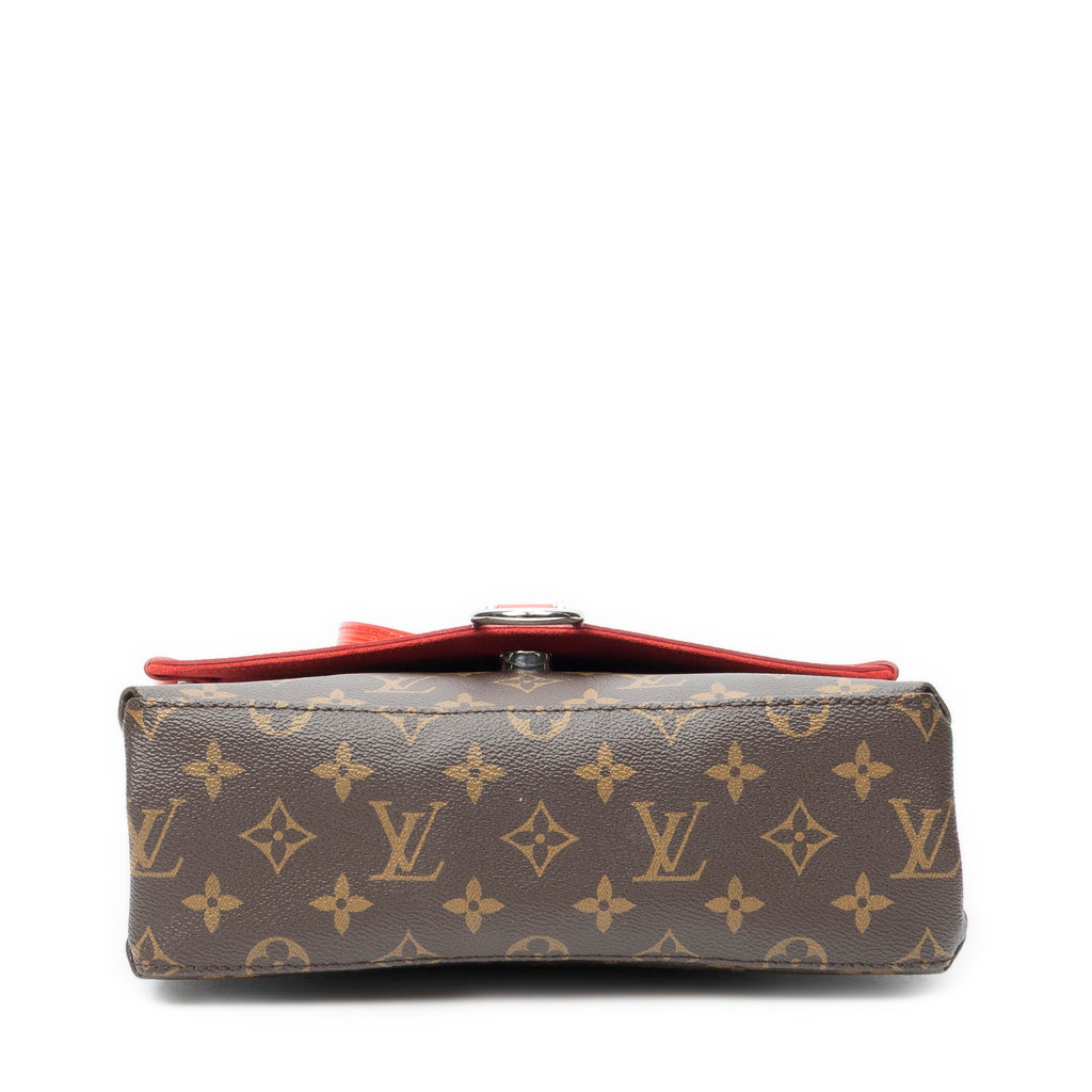Shoulder Bag Saint Michel Brown Monogram Epi