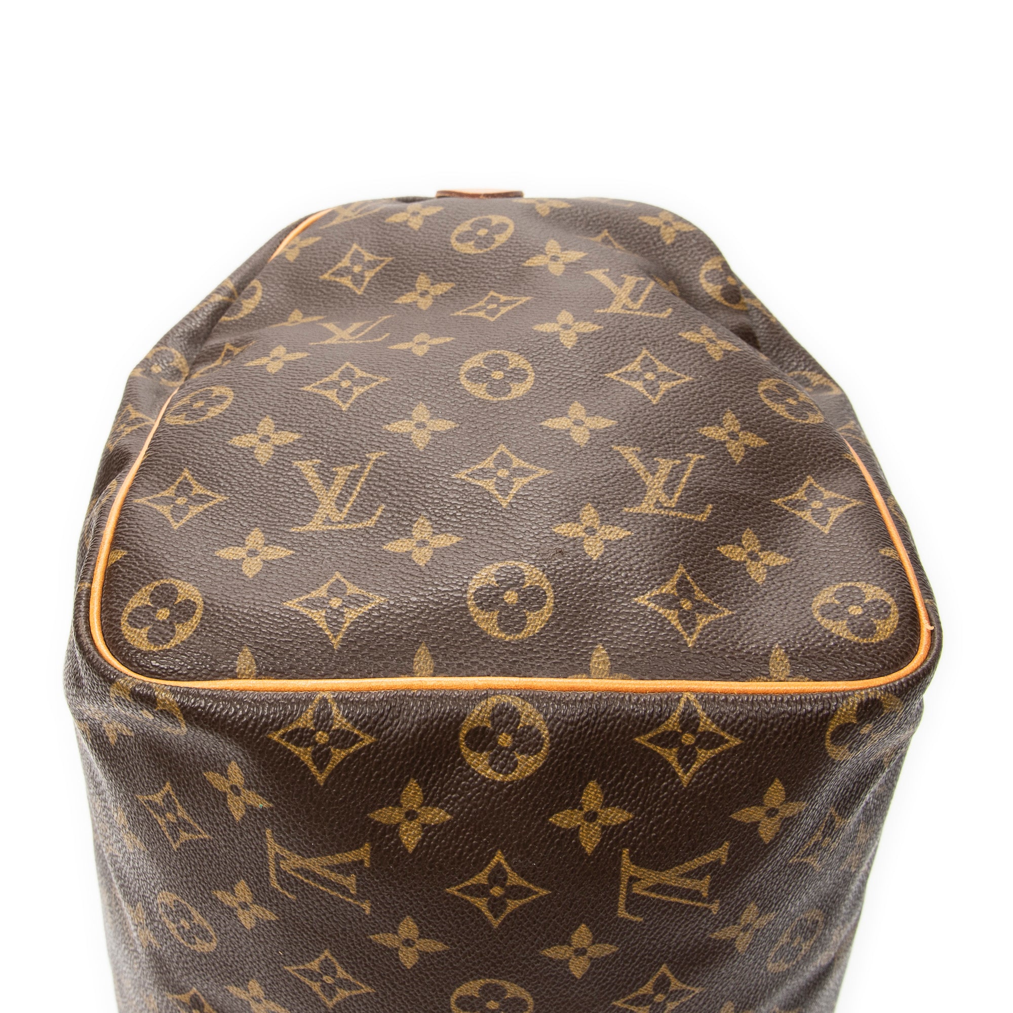 Handbag Speedy 40 Brown Monogram Canvas