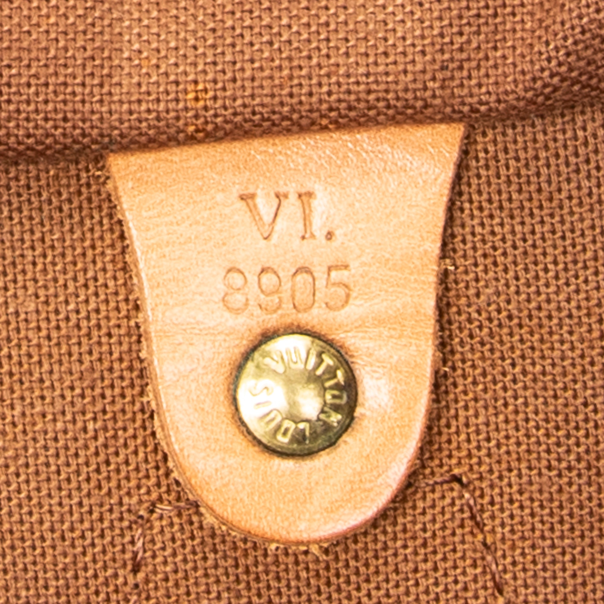 Handbag Speedy 40 Brown Monogram Canvas