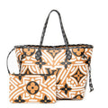 Shoulder Bag Neverfull MM Orange Monogram Giant Crafty