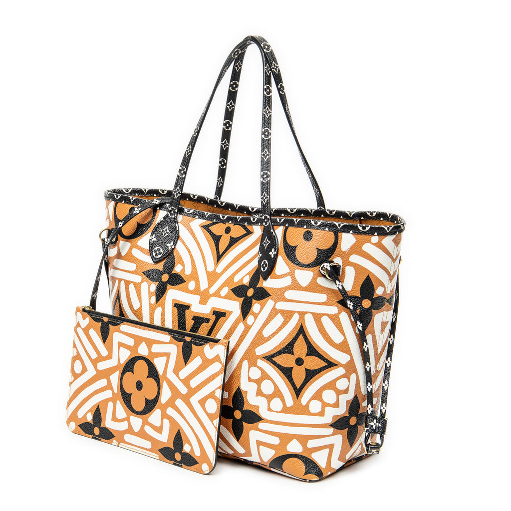 Shoulder Bag Neverfull MM Orange Monogram Giant Crafty
