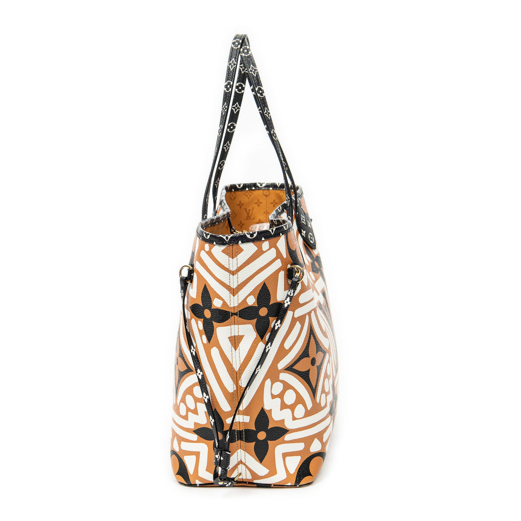 Shoulder Bag Neverfull MM Orange Monogram Giant Crafty
