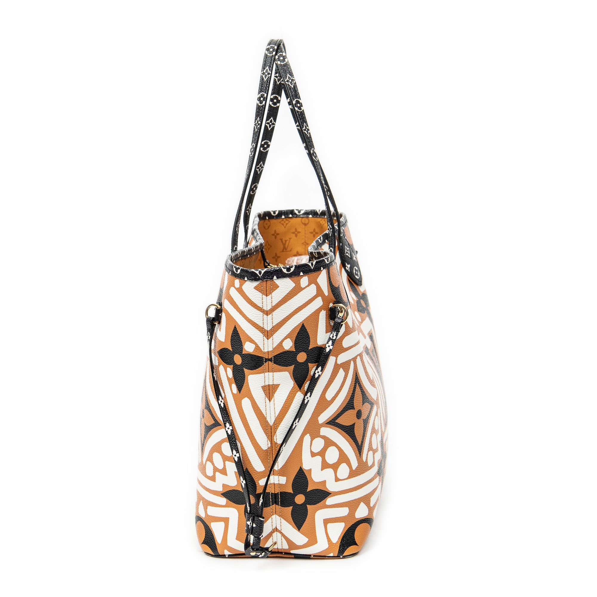 Shoulder Bag Neverfull MM Orange Monogram Giant Crafty