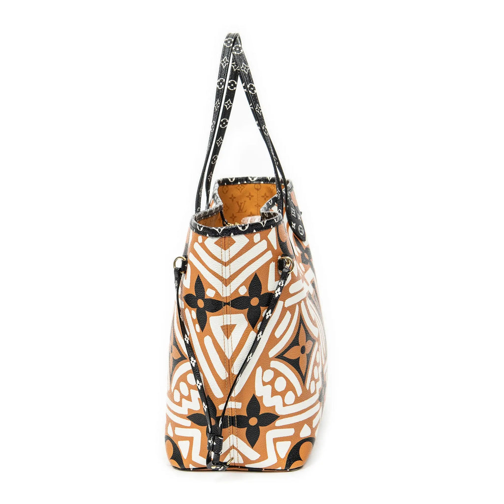 Shoulder Bag Neverfull MM Orange Monogram Giant Crafty