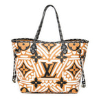 Shoulder Bag Neverfull MM Orange Monogram Giant Crafty