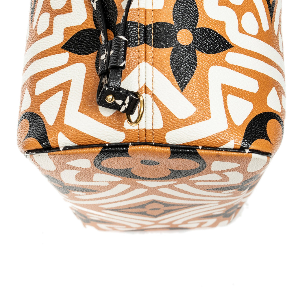 Shoulder Bag Neverfull MM Orange Monogram Giant Crafty