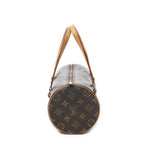 Handbag Papillon 26 Brown Monogram Canvas
