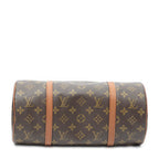 Handbag Papillon 30 Brown Monogram Canvas
