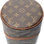 Handbag Papillon 30 Brown Monogram Canvas