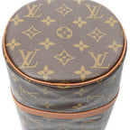 Handbag Papillon 30 Brown Monogram Canvas