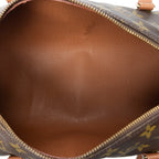 Handbag Papillon 30 Brown Monogram Canvas