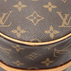 Handbag Papillon 30 Brown Monogram Canvas