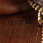 Handbag Papillon 30 Brown Monogram Canvas