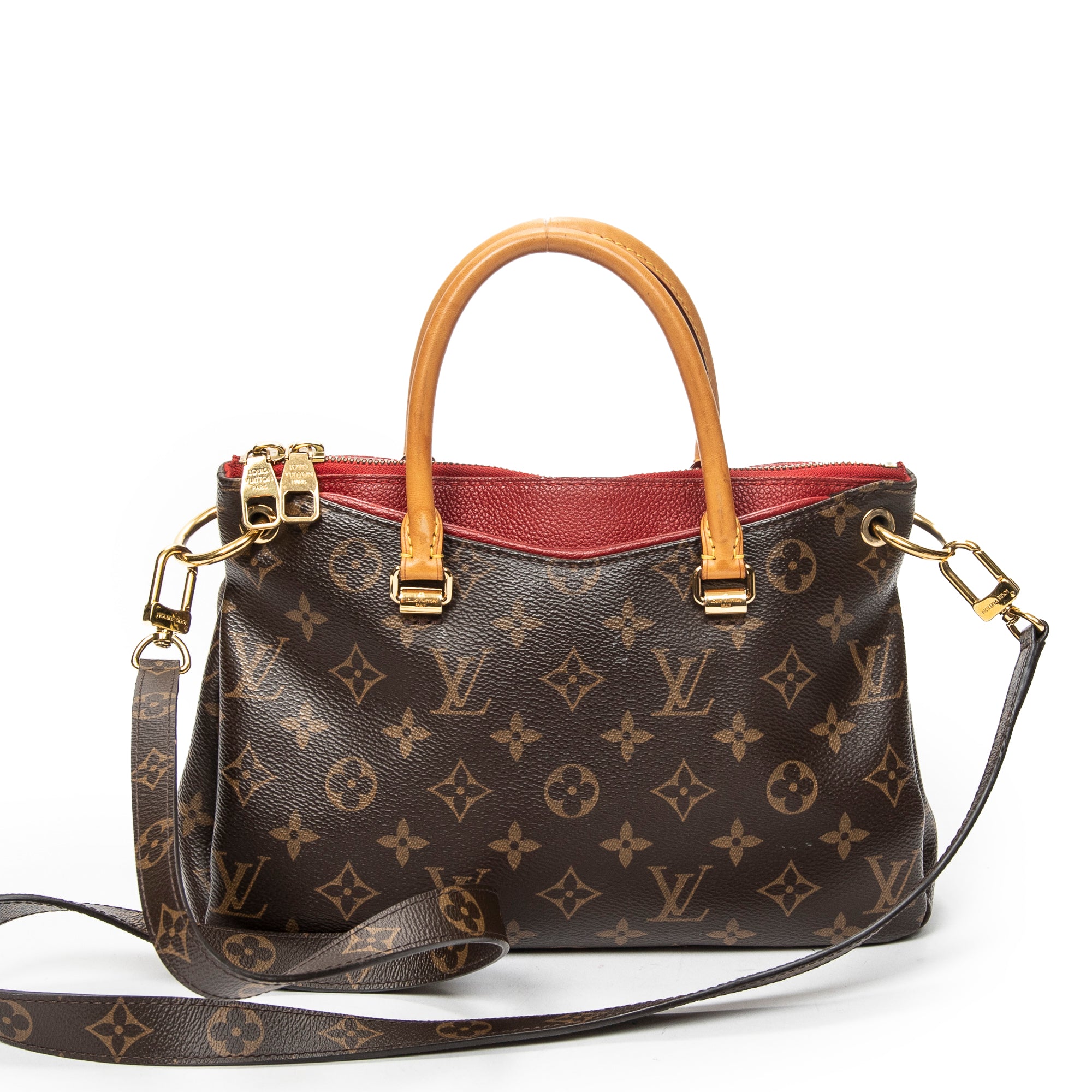 Shoulder Bag Pallas PM Brown Monogram Canvas