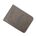 Clutch Poche Documents GM Brown Monogram Canvas