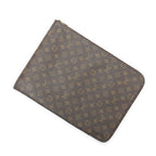 Clutch Poche Documents GM Brown Monogram Canvas