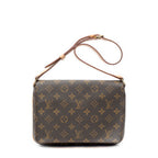 Shoulder Bag Musette Tango Brown Monogram Canvas