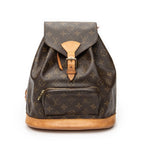 Backpack Montsouris MM Brown Monogram Canvas