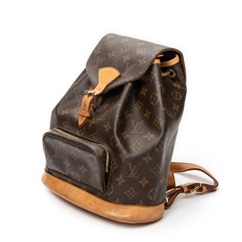 Backpack Montsouris MM Brown Monogram Canvas