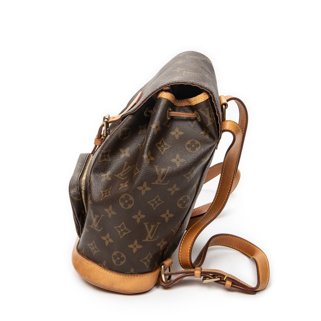 Backpack Montsouris MM Brown Monogram Canvas