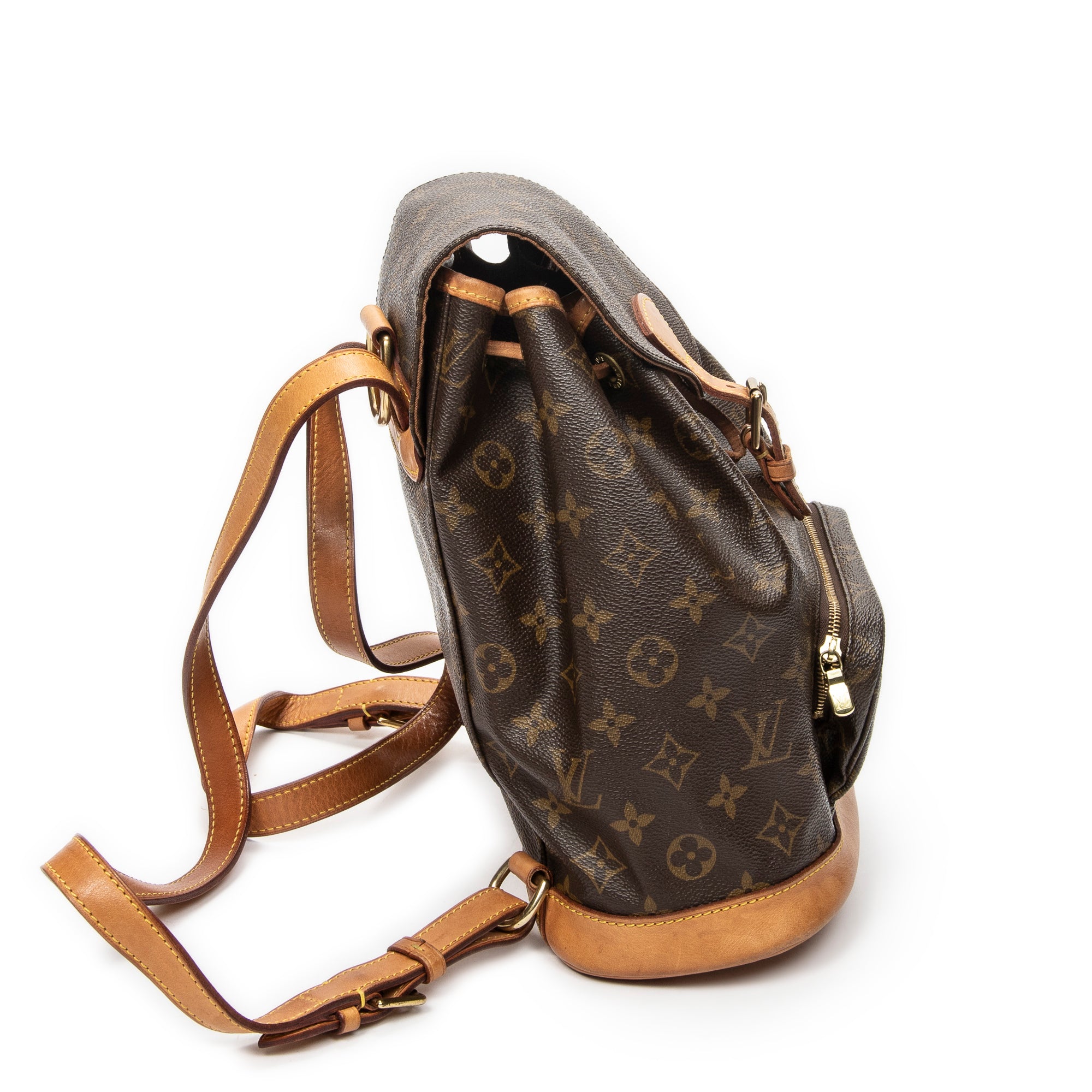 Backpack Montsouris MM Brown Monogram Canvas