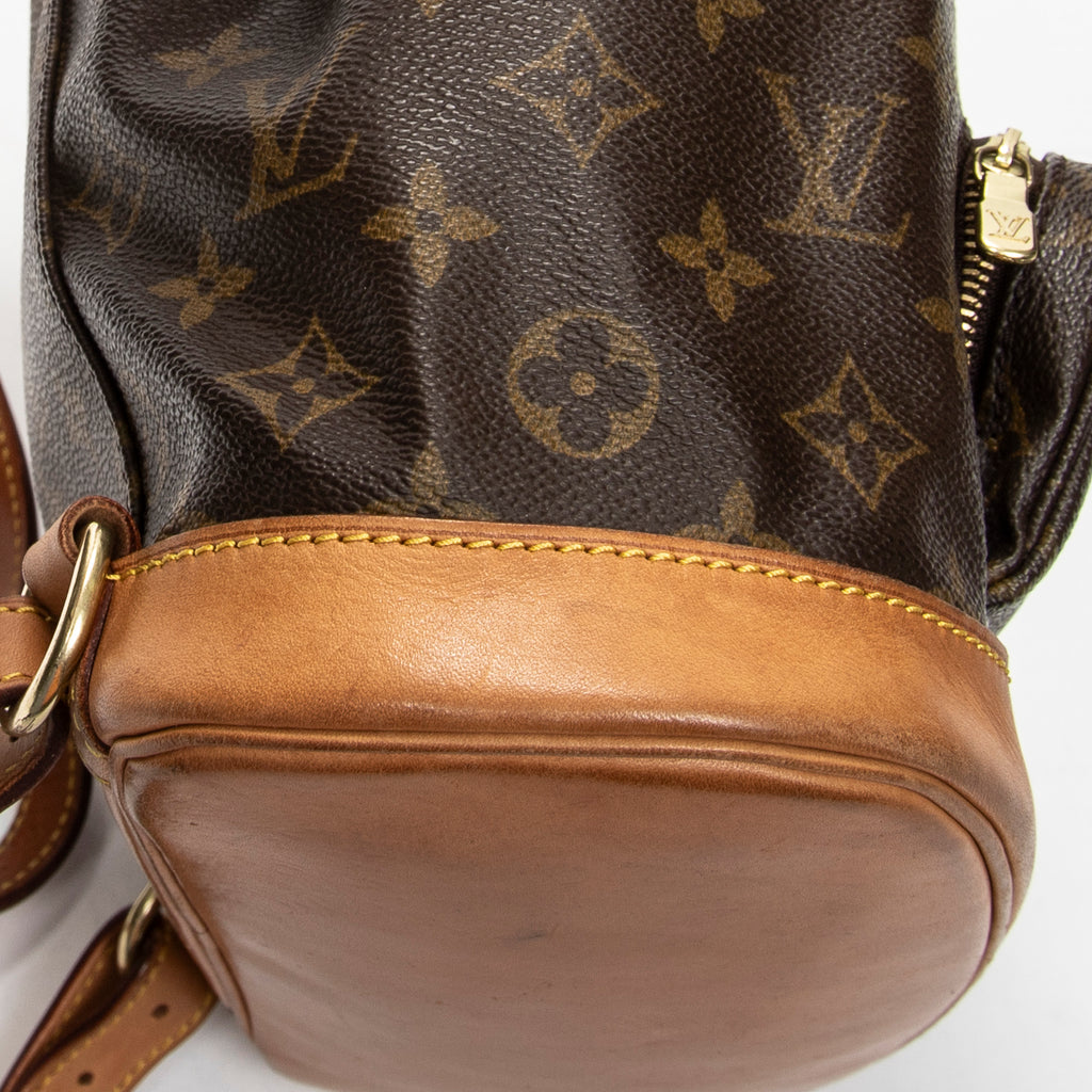 Backpack Montsouris MM Brown Monogram Canvas