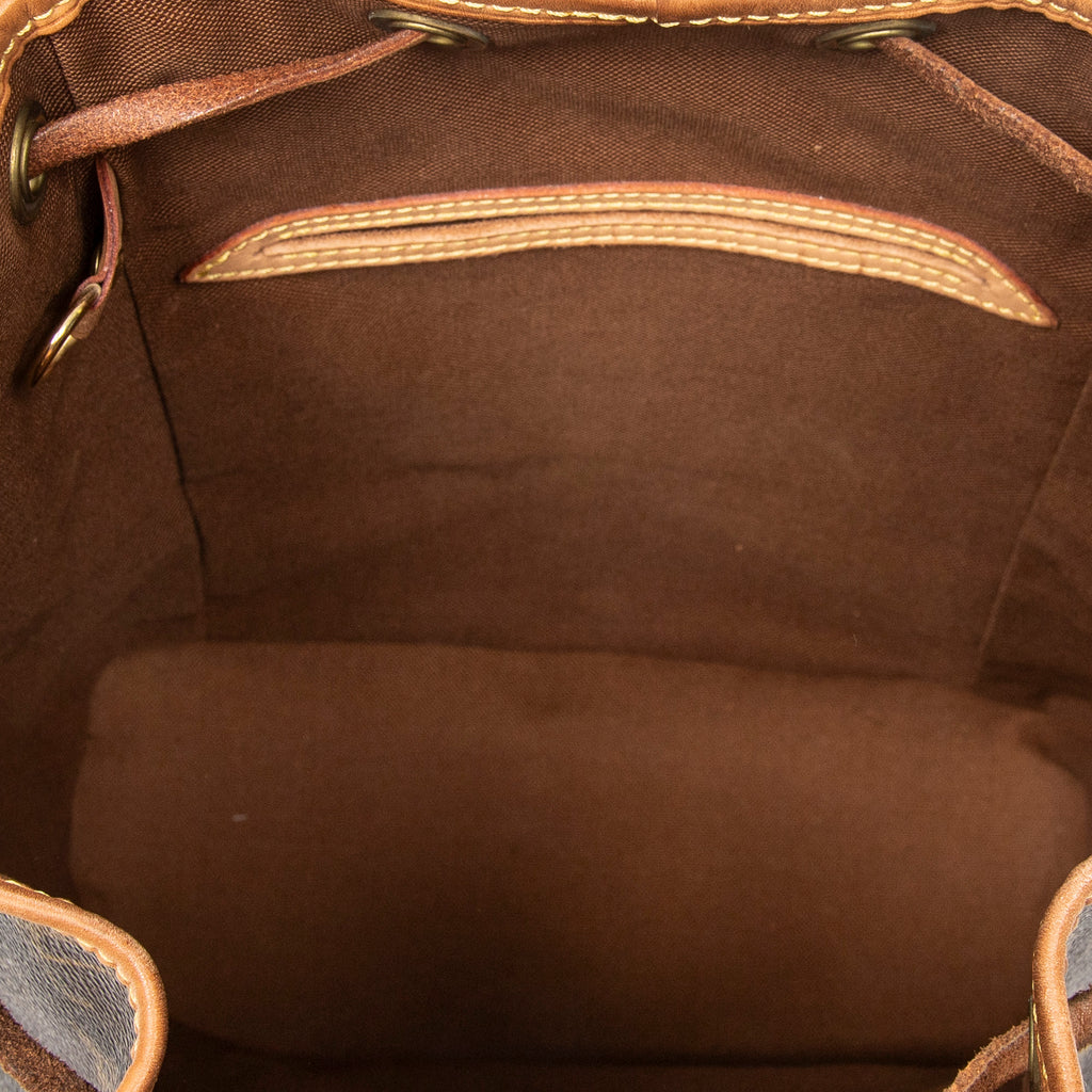 Backpack Montsouris MM Brown Monogram Canvas