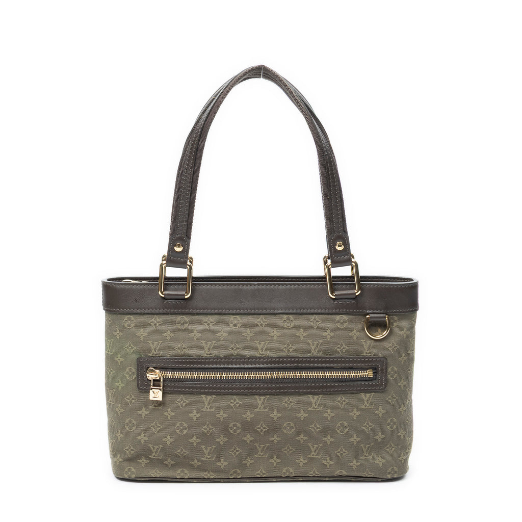 Handbag Lucille PM Olive Monogram Mini Lin