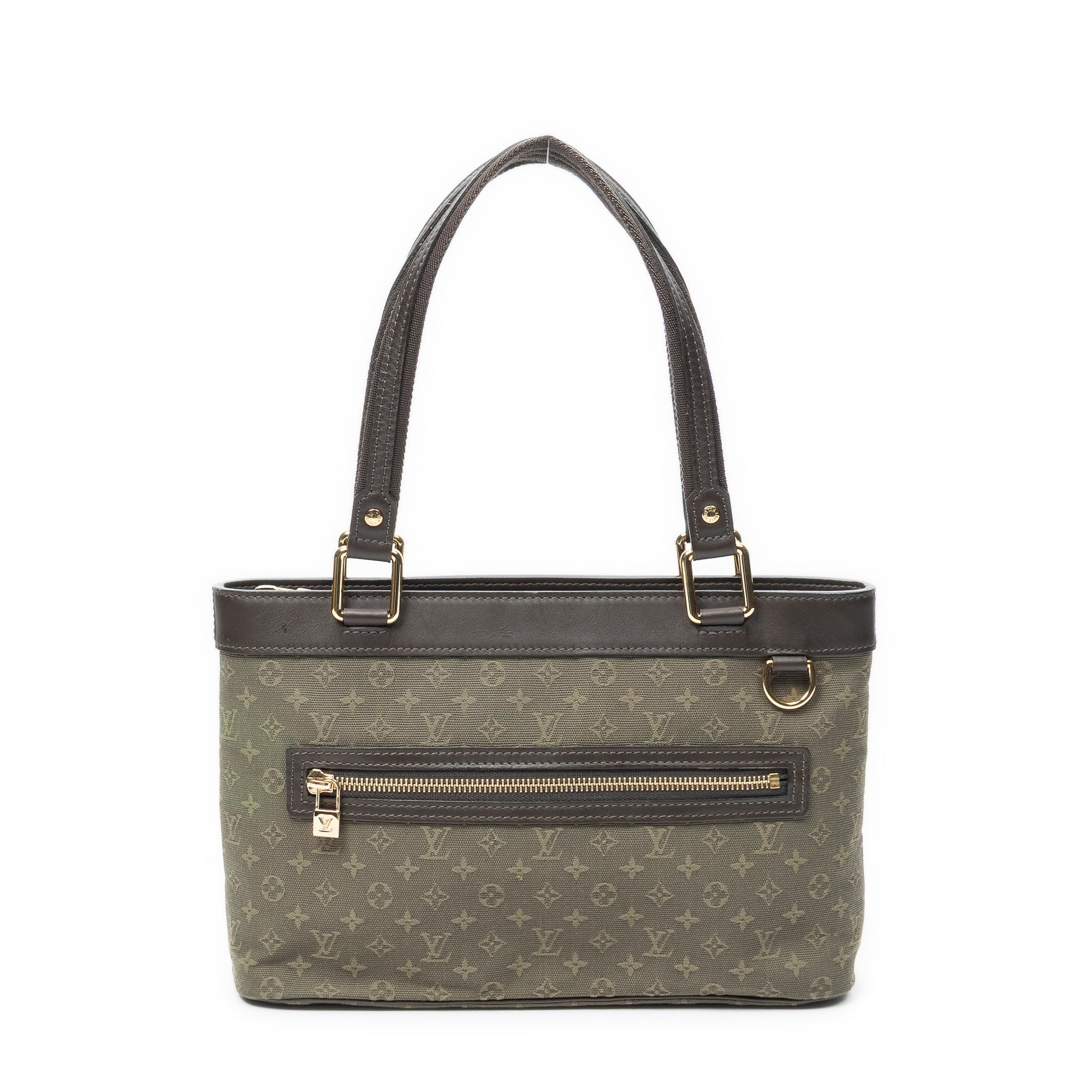 Handbag Lucille PM Olive Monogram Mini Lin