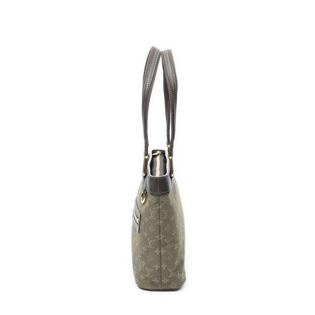 Handbag Lucille PM Olive Monogram Mini Lin