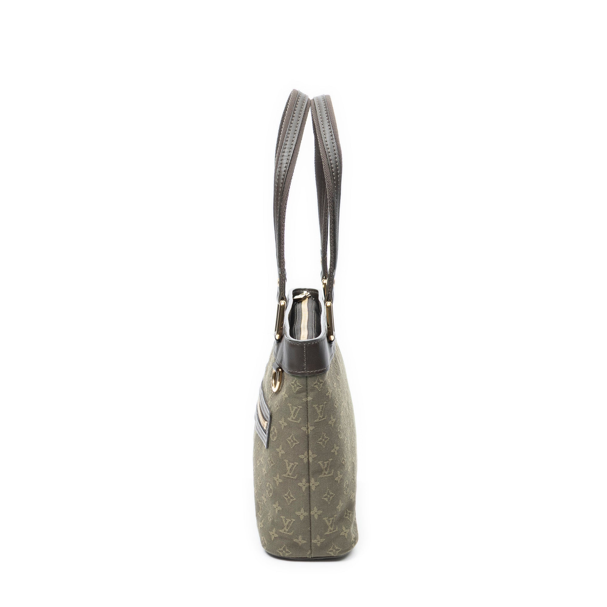 Handbag Lucille PM Olive Monogram Mini Lin