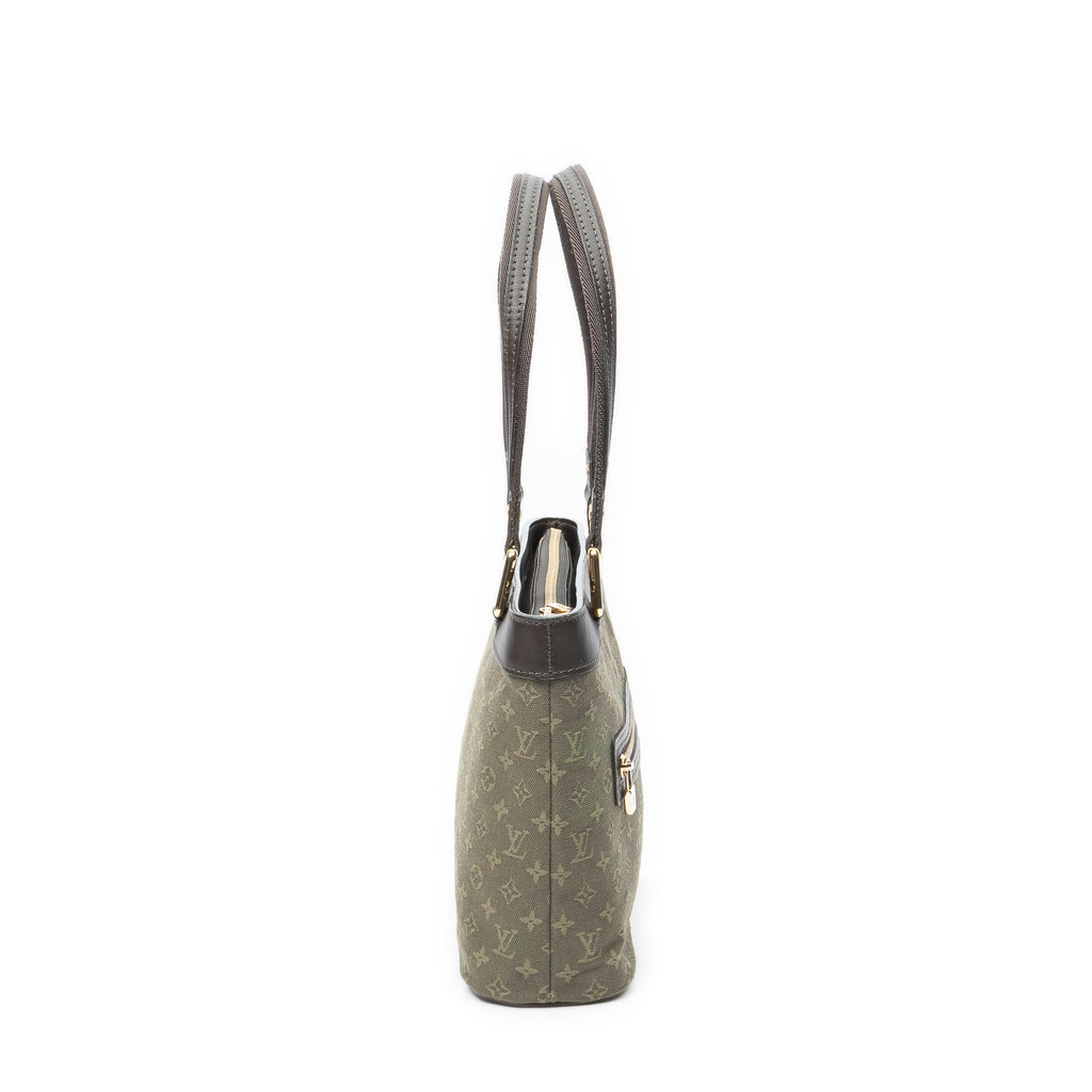 Handbag Lucille PM Olive Monogram Mini Lin