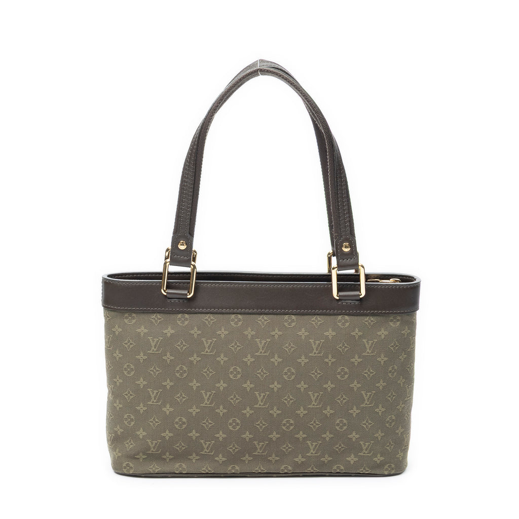 Handbag Lucille PM Olive Monogram Mini Lin