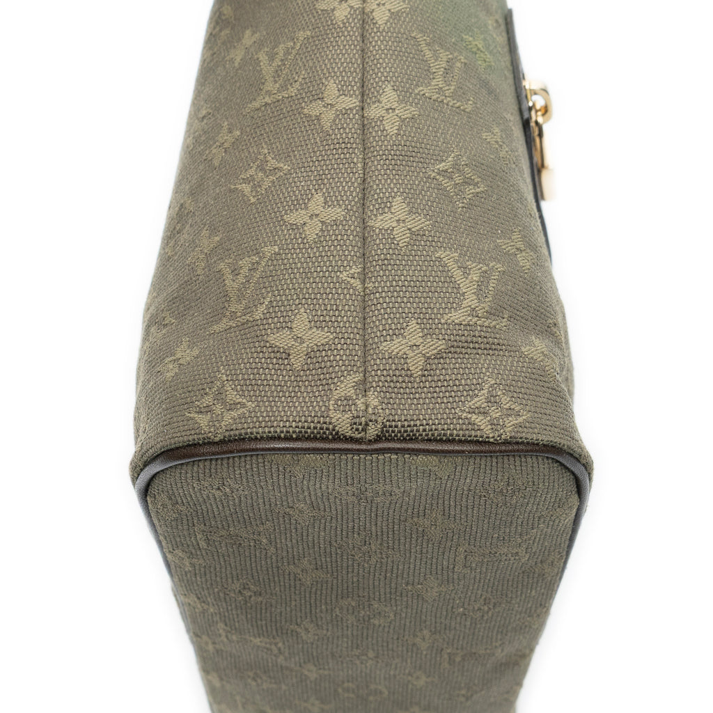 Handbag Lucille PM Olive Monogram Mini Lin