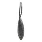 Shoulder Bag Flat Tote Grey Intrecciato Leather