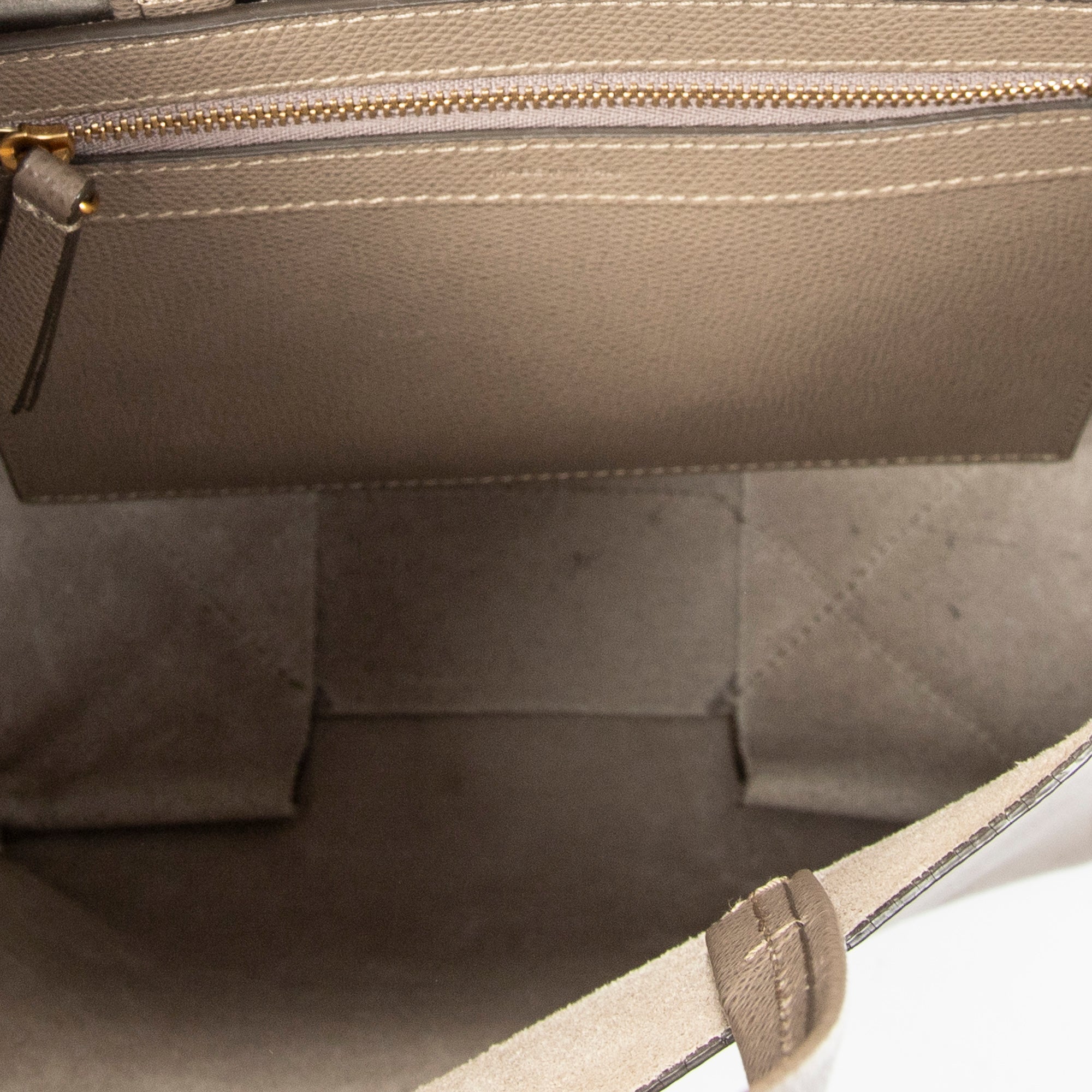 Shoulder Bag Vertical Cabas Tote Grey Grained Leather