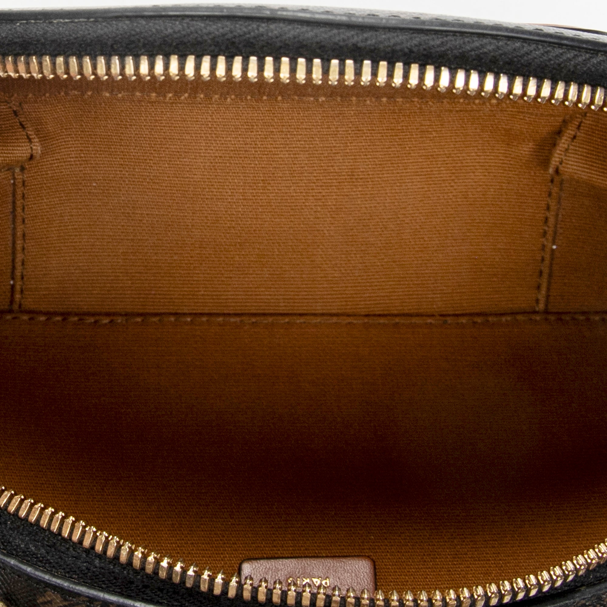 Shoulder Bag Triomphe Half Moon Case Shoulder Bag Brown Triomphe Coated Canvas