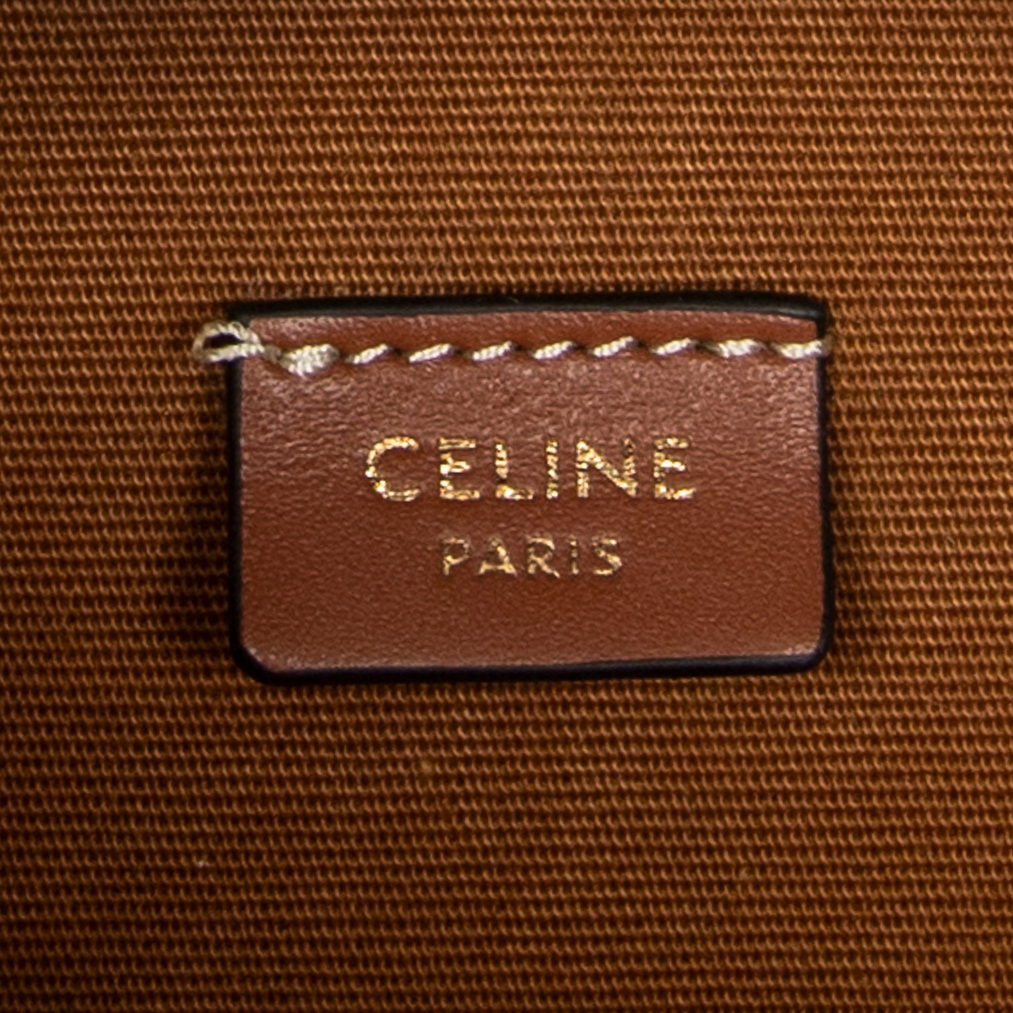 Shoulder Bag Triomphe Half Moon Case Shoulder Bag Brown Triomphe Coated Canvas