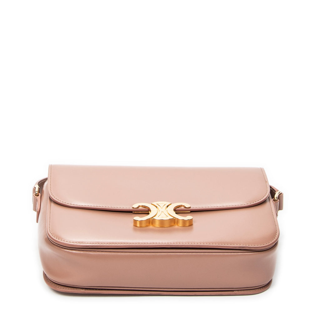 Shoulder Bag Classique Triomphe Crossbody Pink Smooth Leather